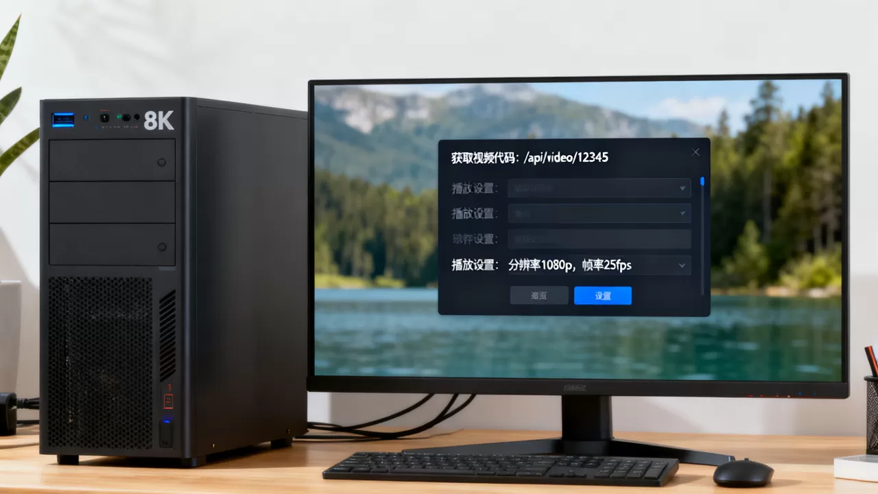 服务器视频代码怎么获取，怎么设置才能正常播放？