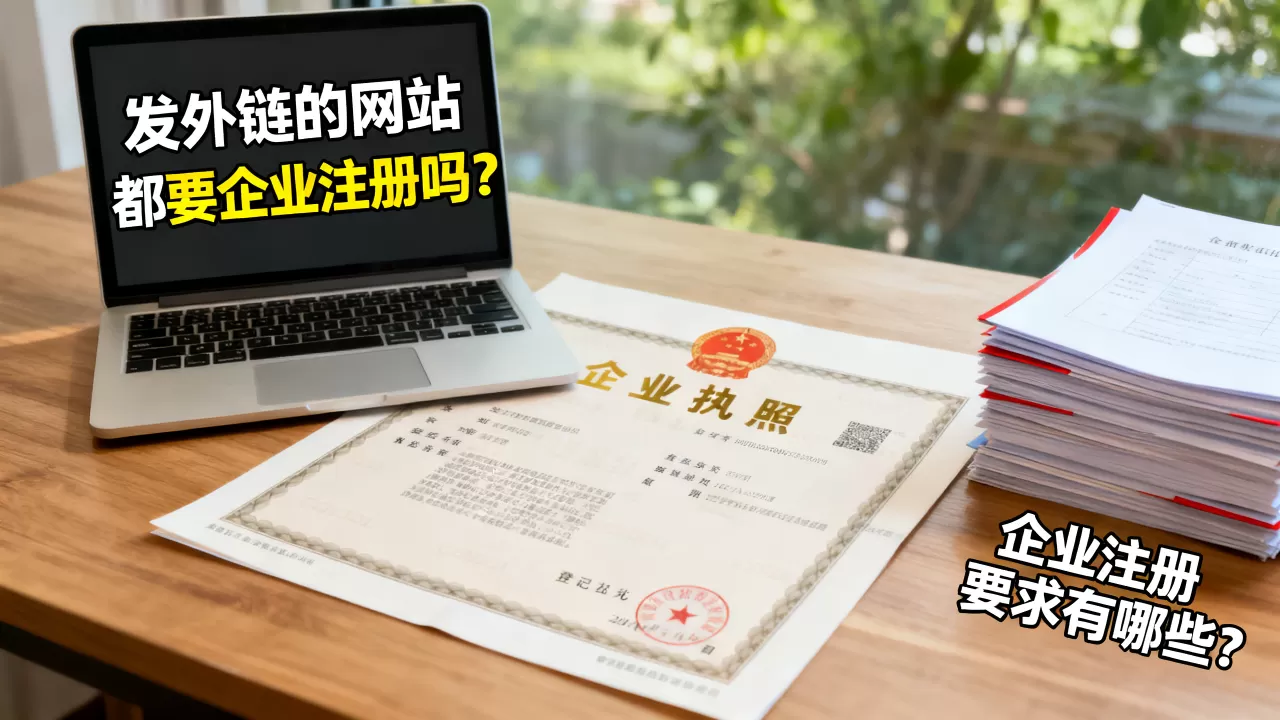 发外链的网站都要企业注册吗？，企业注册要求有哪些？