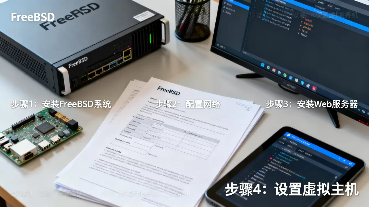 FreeBSD搭建web虚拟主机有哪些步骤？，怎么配置？