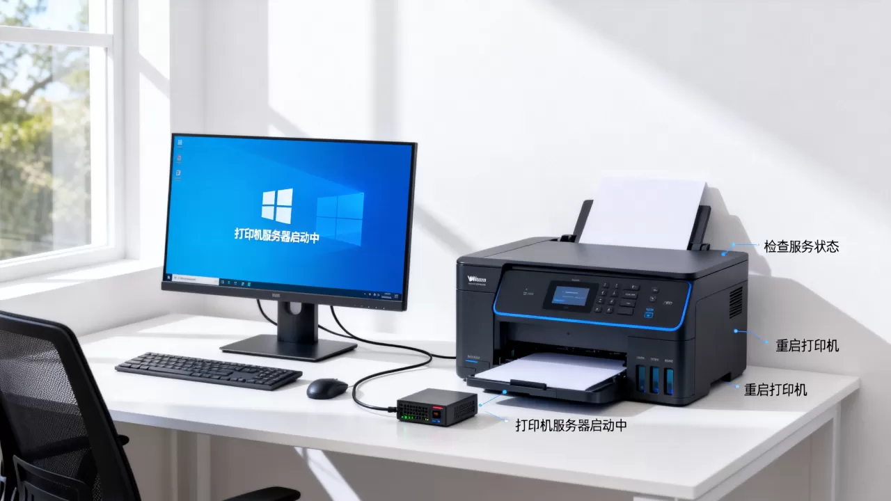Win10打印机服务器启动不了怎么办,怎么回事? Win10打印机服务器启动不了怎么办,怎么回事?
