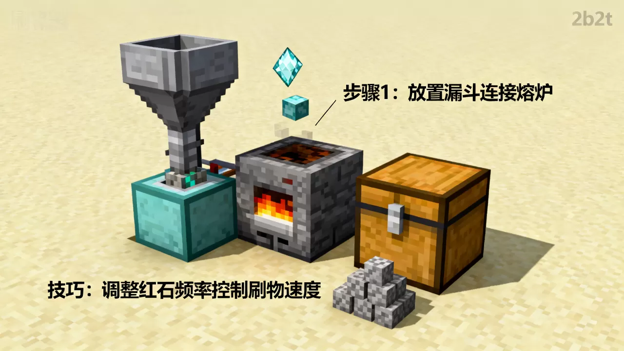 基岩版我的世界2b2t服务器如何刷物,有什么技巧? 基岩版我的世界2b2t服务器如何刷物,有什么技巧?