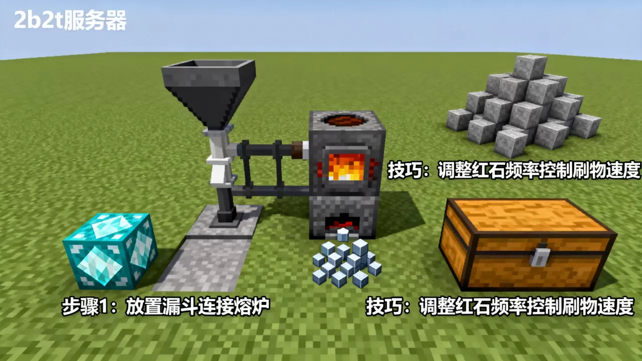 基岩版我的世界2b2t服务器如何刷物,有什么技巧? 基岩版我的世界2b2t服务器如何刷物,有什么技巧?