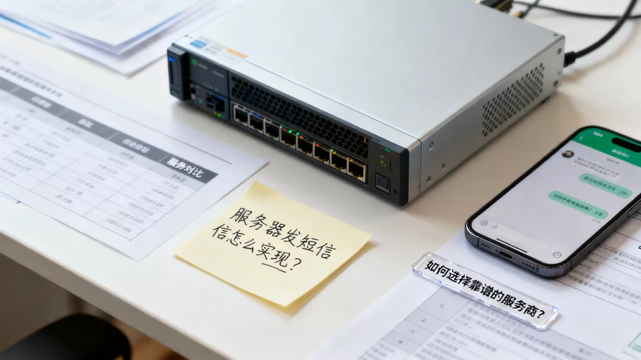 服务器发短信怎么实现？，如何选择靠谱的服务商？