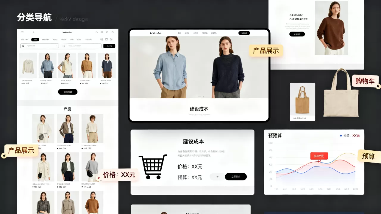 服装网站模块方案怎么做？，服装网站建设需要多少钱？