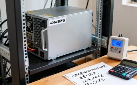 400w的服务器一个月电费多少？，电费怎么算
