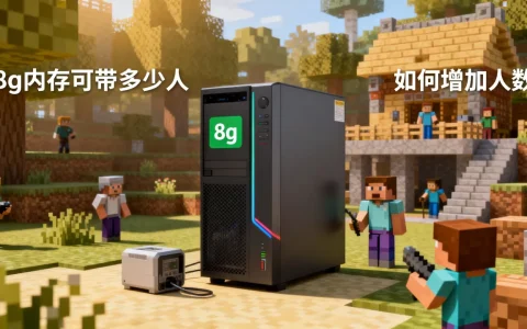 我的世界服务器8g内存可以带多少人？，怎么增加人数