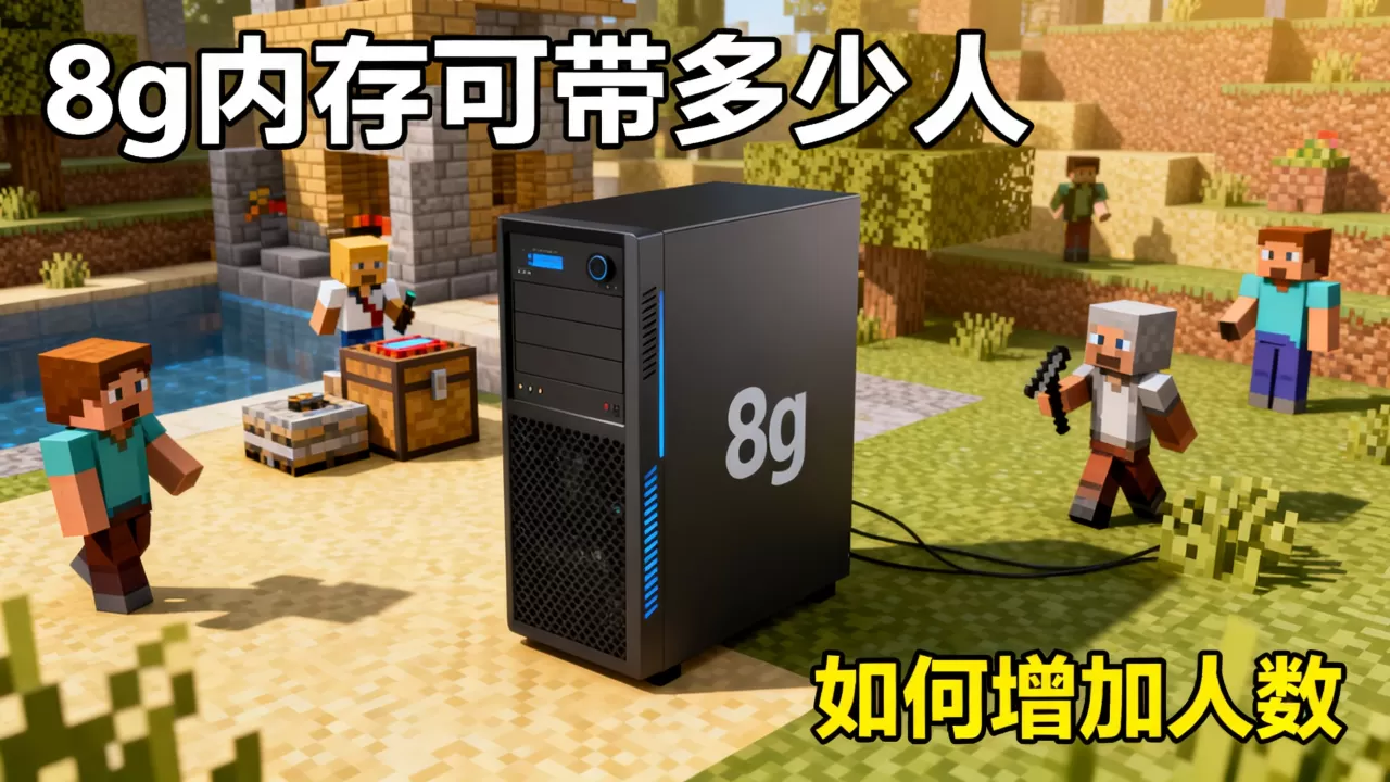 我的世界服务器8g内存可以带多少人?,怎么增加人数 我的世界服务器8g内存可以带多少人?,怎么增加人数