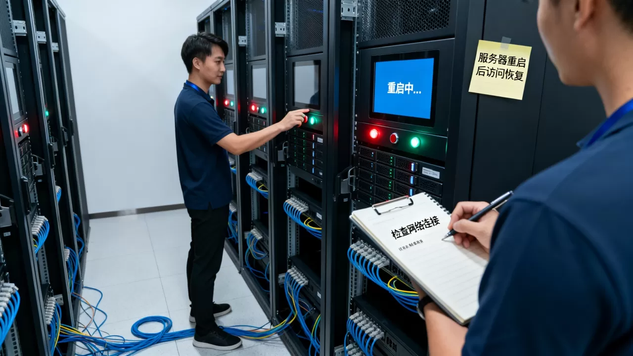 服务器重启后才能访问是什么原因,怎么解决? 服务器重启后才能访问是什么原因,怎么解决?