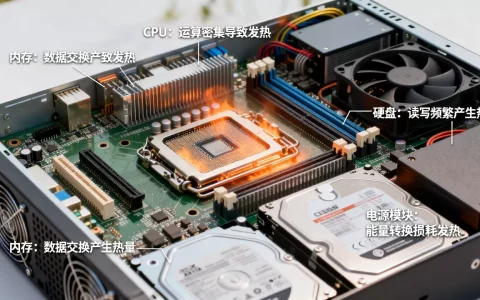 服务器主要发热部位有哪些？，是什么原因造成的？
