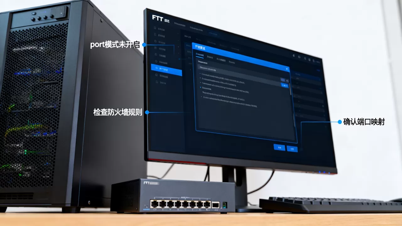 为什么ftp服务器没开启port模式,如何解决 为什么ftp服务器没开启port模式,如何解决