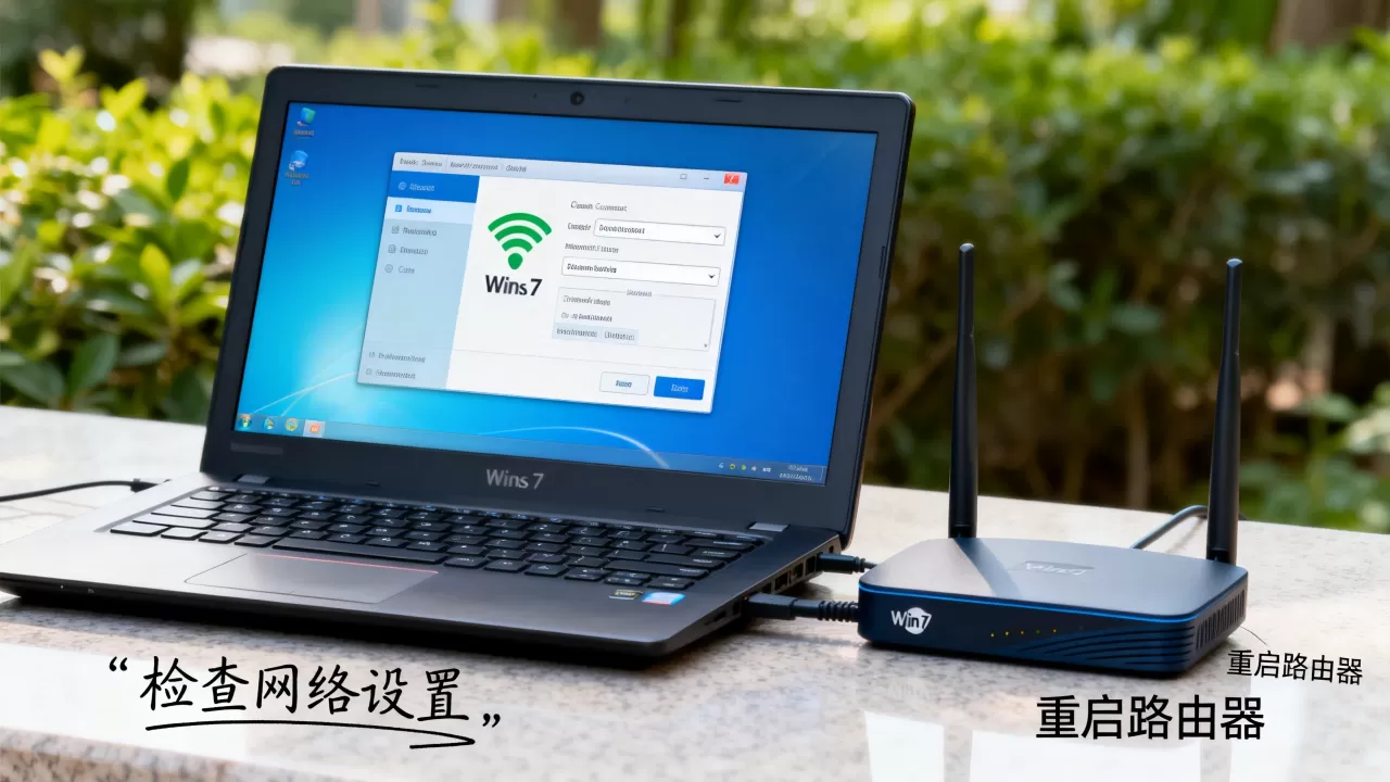 Win7怎么不能连接无线网络服务器，是什么原因
