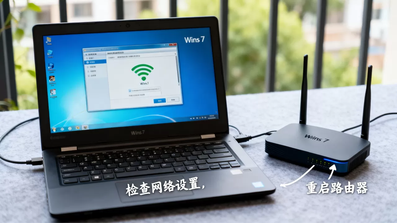 Win7怎么不能连接无线网络服务器，是什么原因