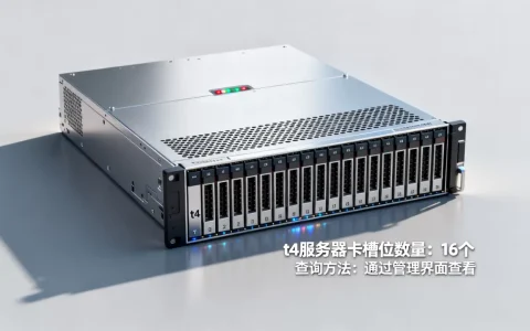 t4服务器有多少个t4卡槽位，怎么查询？