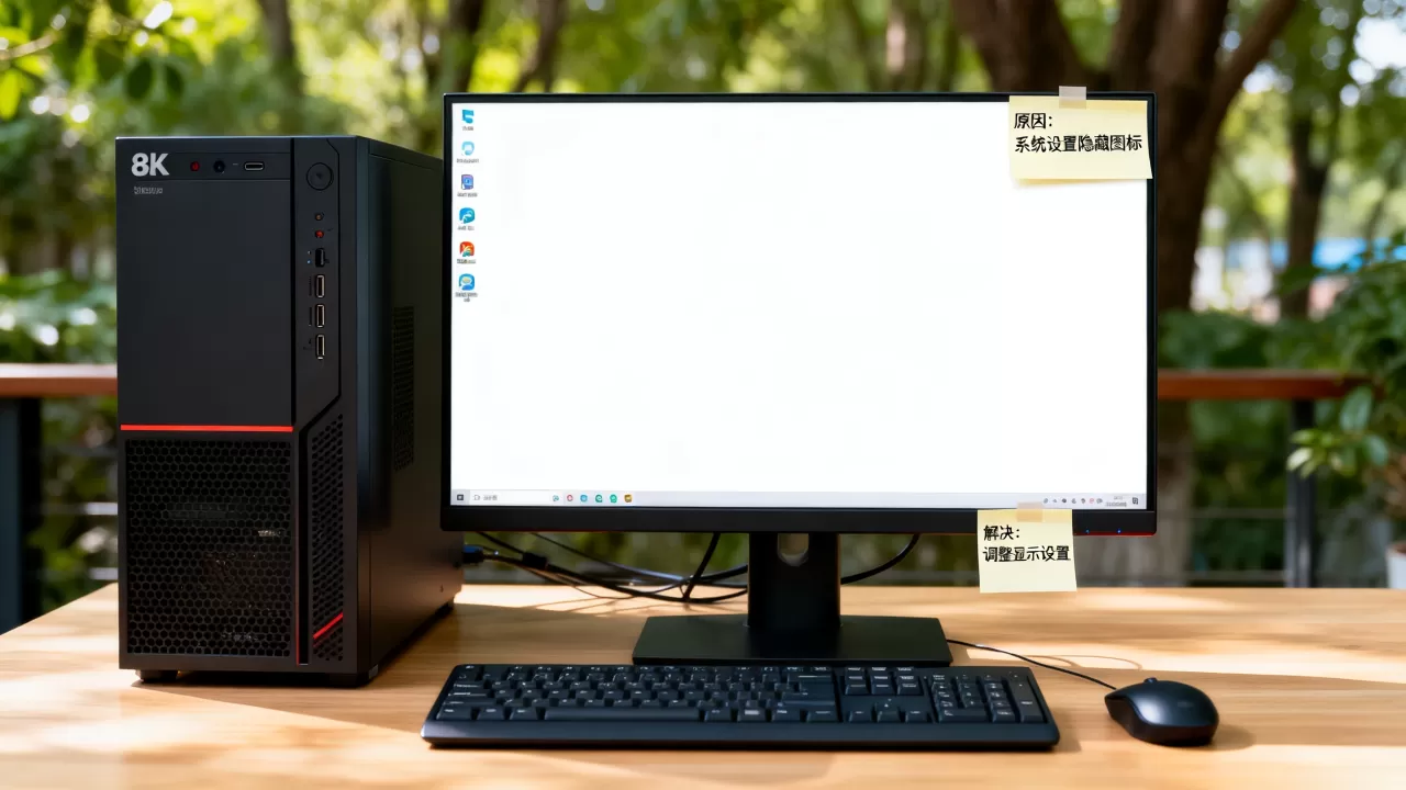 服务器桌面没有图标是什么原因?,怎么解决? 服务器桌面没有图标是什么原因?,怎么解决?