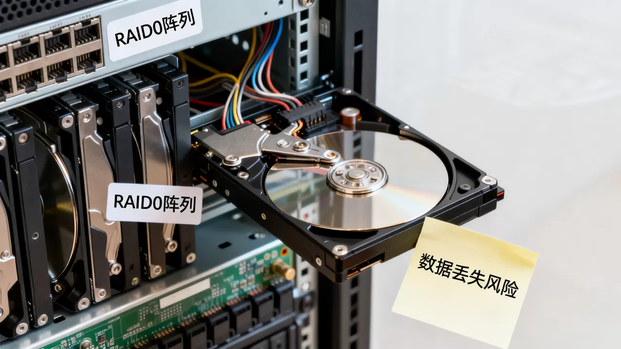 服务器RAID0后拔出一块硬盘会怎样？，数据还能恢复吗？