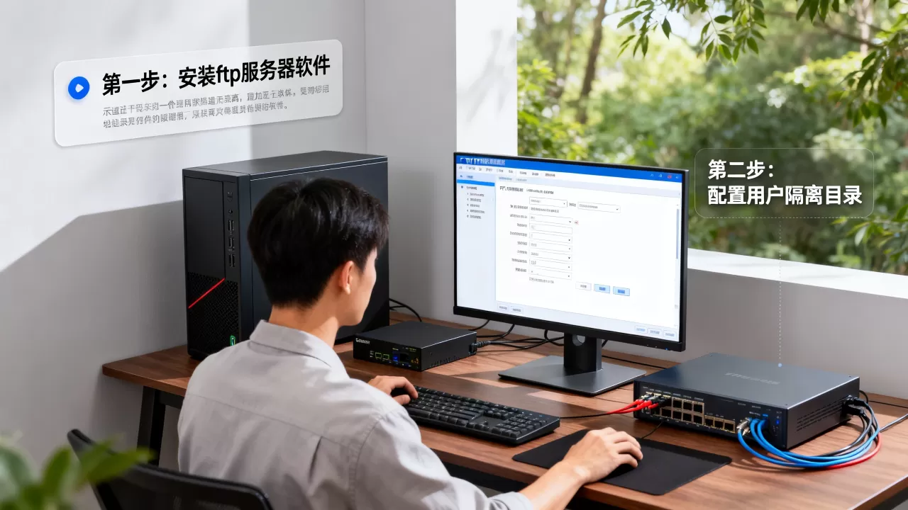 如何建立ftp服务器隔离用户?,具体步骤是什么? 如何建立ftp服务器隔离用户?,具体步骤是什么?