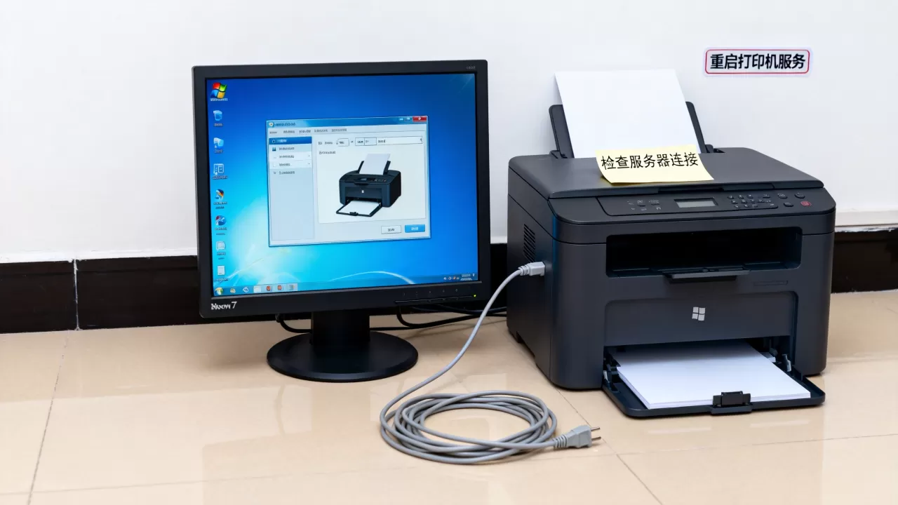 win7打印机服务器不可用怎么办?,无法连接打印机? win7打印机服务器不可用怎么办?,无法连接打印机?