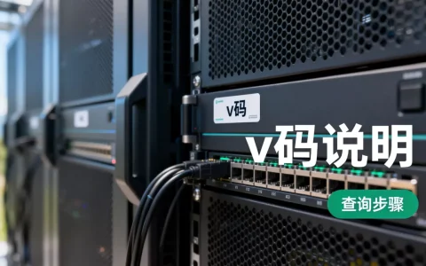服务器的v码到底是什么，怎么查和有什么用？