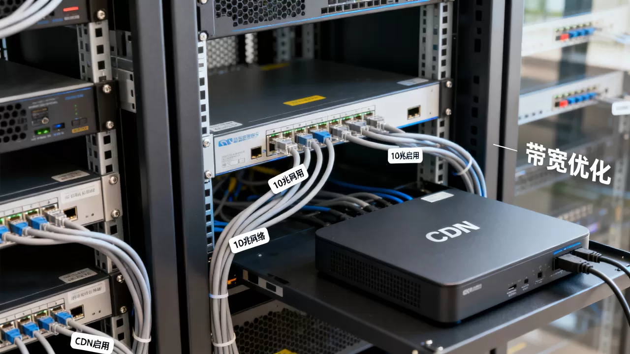 服务器10兆网络是否要开CDN，怎么提升带宽效率