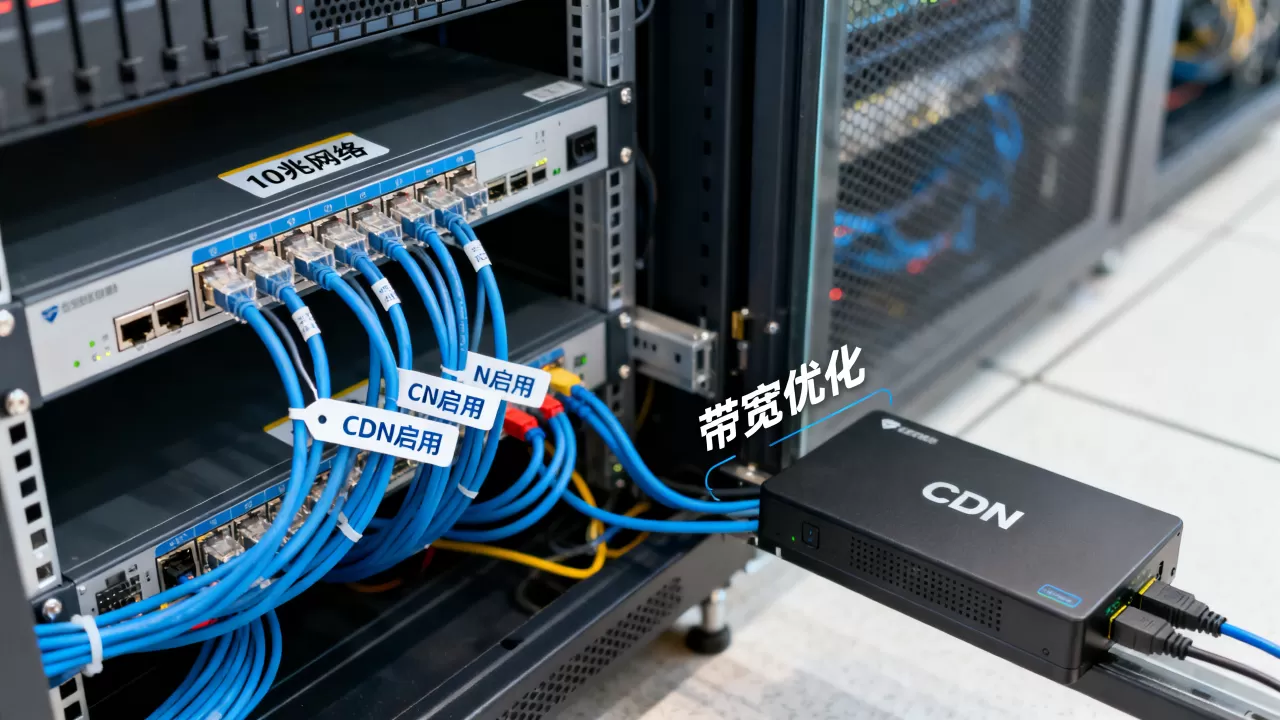 服务器10兆网络是否要开CDN，怎么提升带宽效率