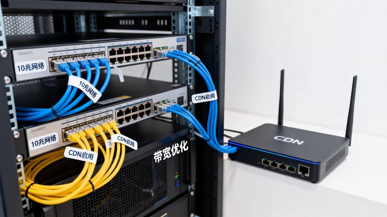 服务器10兆网络是否要开CDN，怎么提升带宽效率