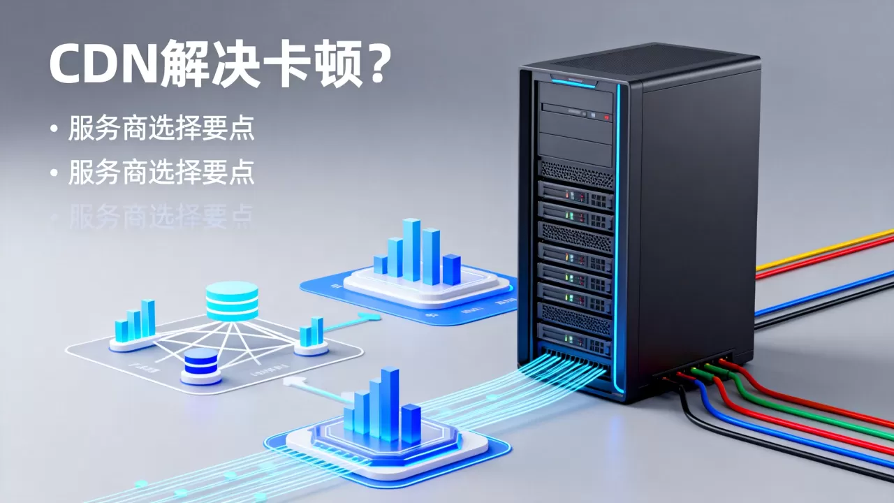 服务器卡做CDN真的能解决卡顿吗，怎么选择服务商？