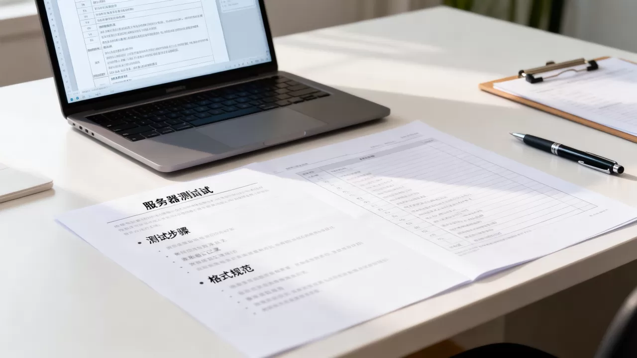 服务器测试文档格式都有哪些?, 怎么编写? 服务器测试文档格式都有哪些?, 怎么编写?