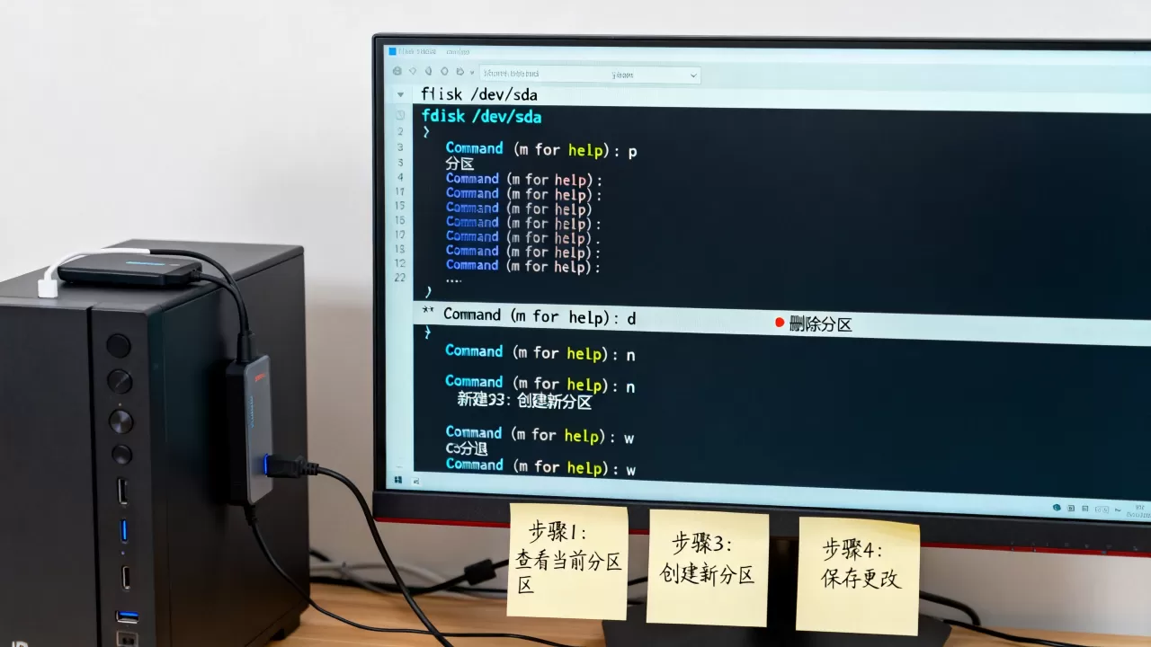 fdisk扩盘如何操作,详细步骤是什么? fdisk扩盘如何操作,详细步骤是什么?