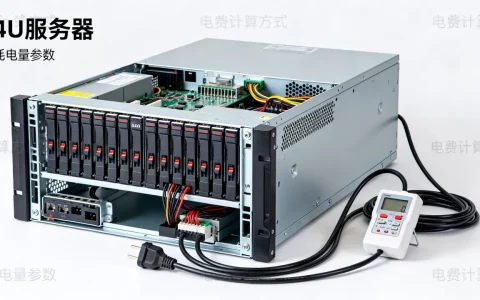4U服务器耗电量一小时多少度？，电费怎么算？