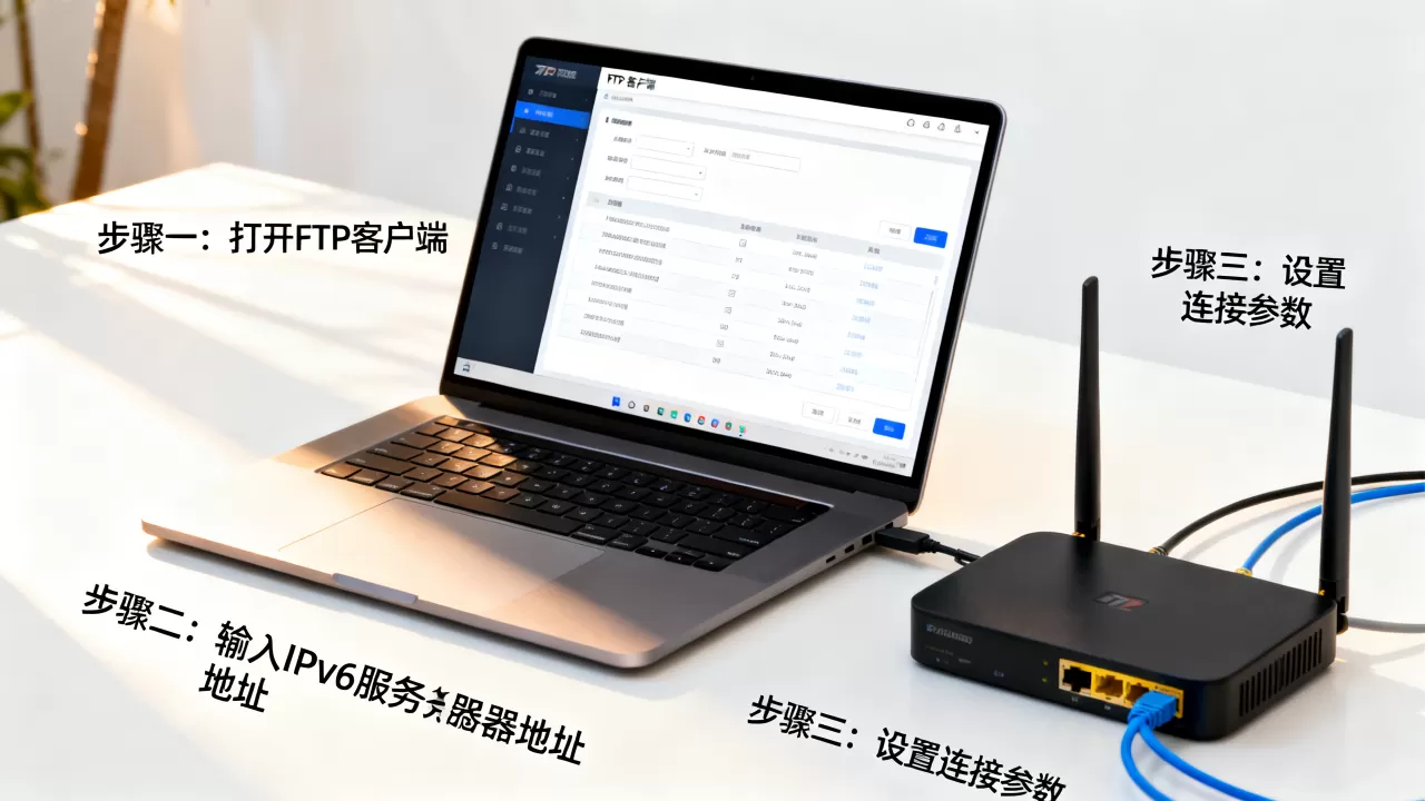 FTP如何访问IPv6服务器地址?,怎么设置? FTP如何访问IPv6服务器地址?,怎么设置?
