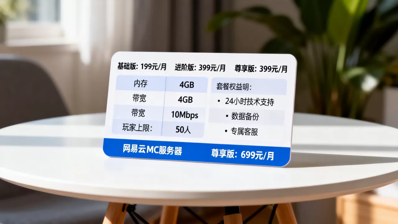 网易云mc服务器一个月多少钱,哪个套餐更划算? 网易云mc服务器一个月多少钱,哪个套餐更划算?