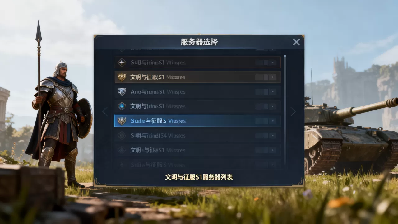 文明与征服S1服务器有哪些？哪个服务器好？