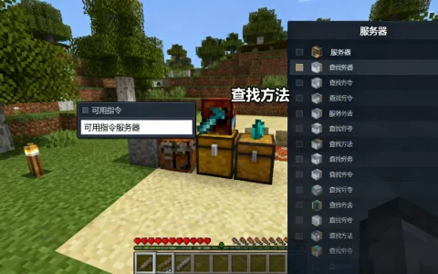 我的世界有哪些可以使用指令的服务器？，怎么找