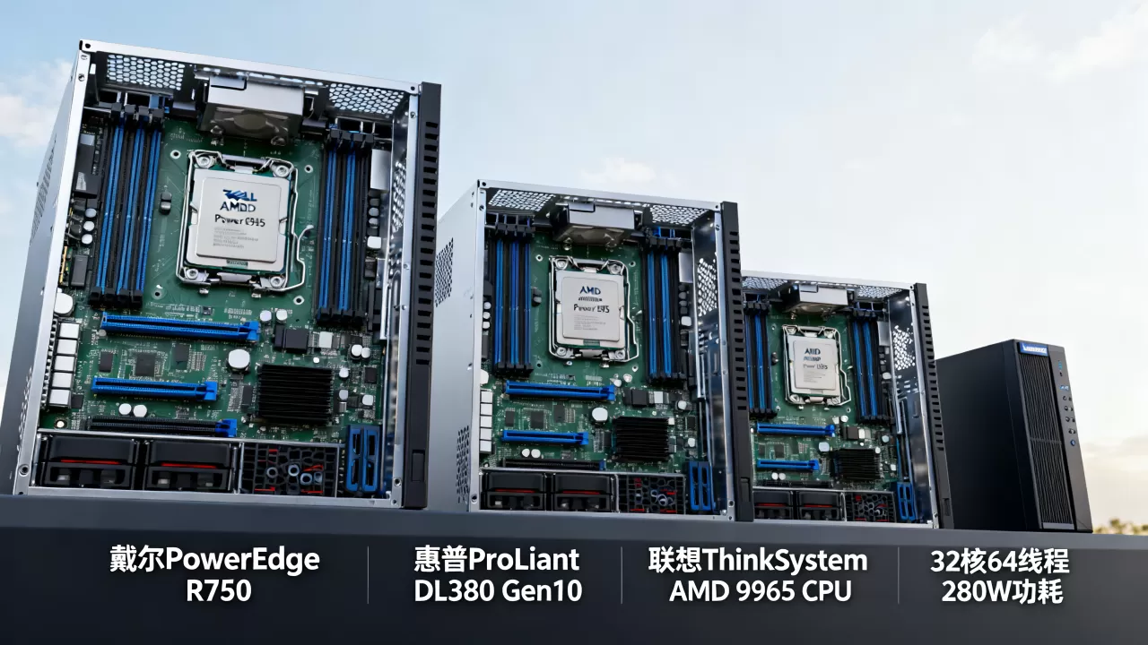 支持AMD 9965cpu的服务器有哪些,怎么选? 支持AMD 9965cpu的服务器有哪些,怎么选?