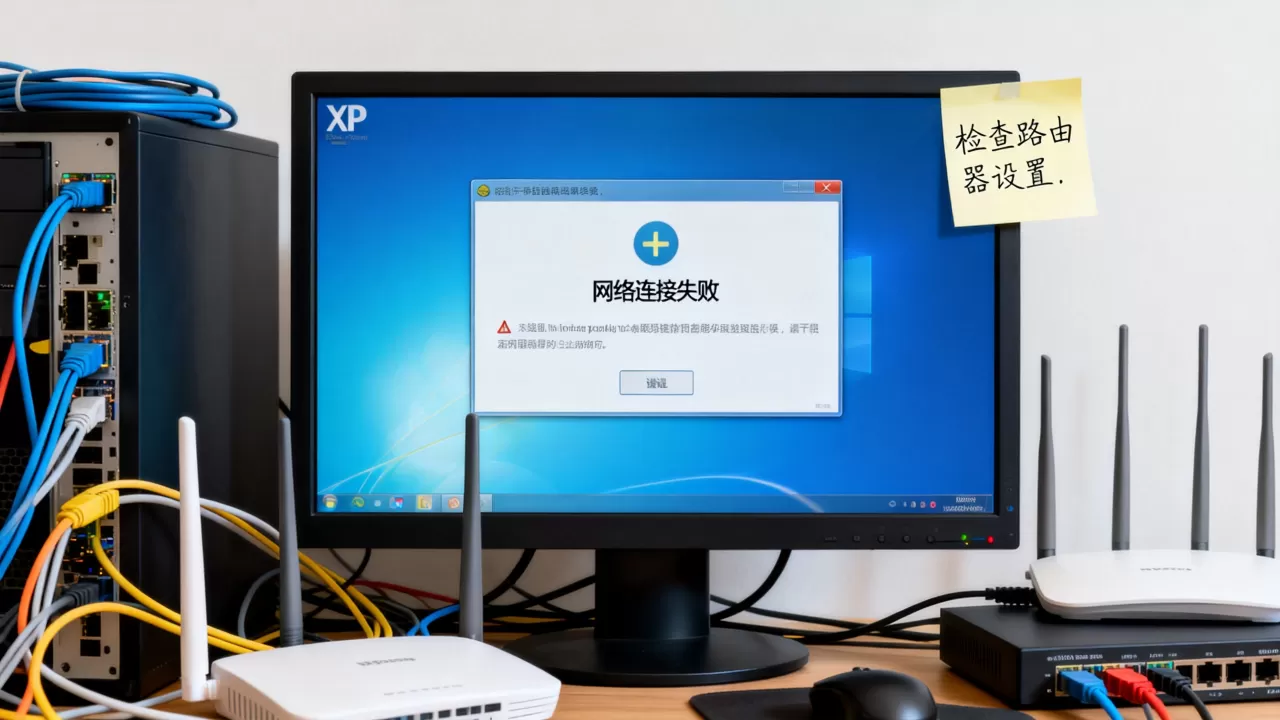 为什么xp系统连不上网络服务器?,网络连接失败怎么办 为什么xp系统连不上网络服务器?,网络连接失败怎么办