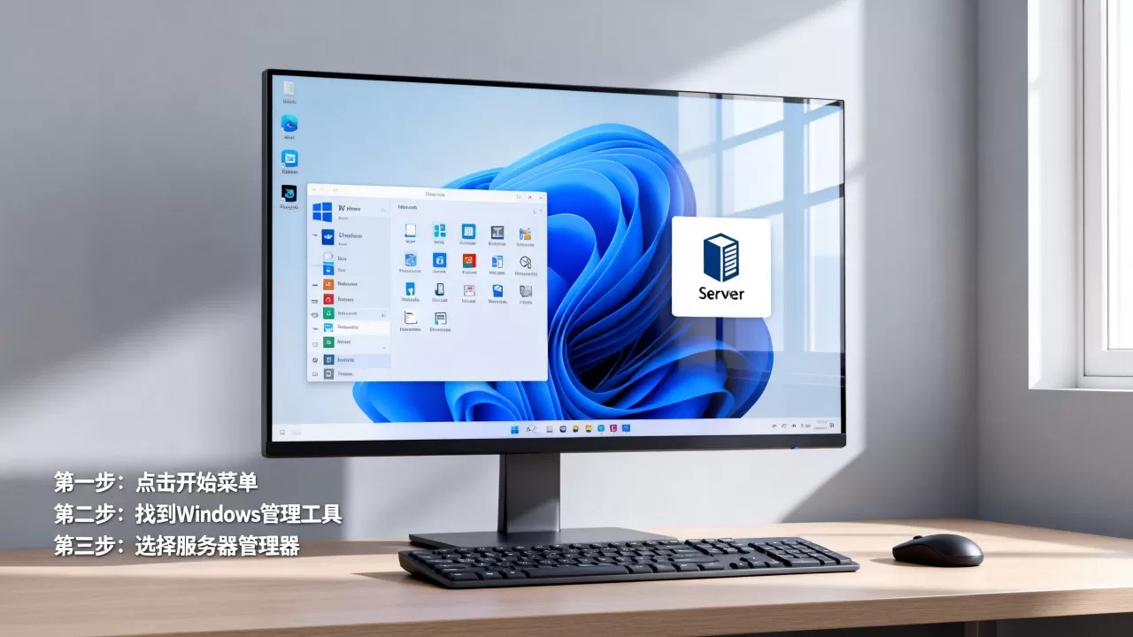 服务器管理器在哪里，怎么打开服务器管理器？