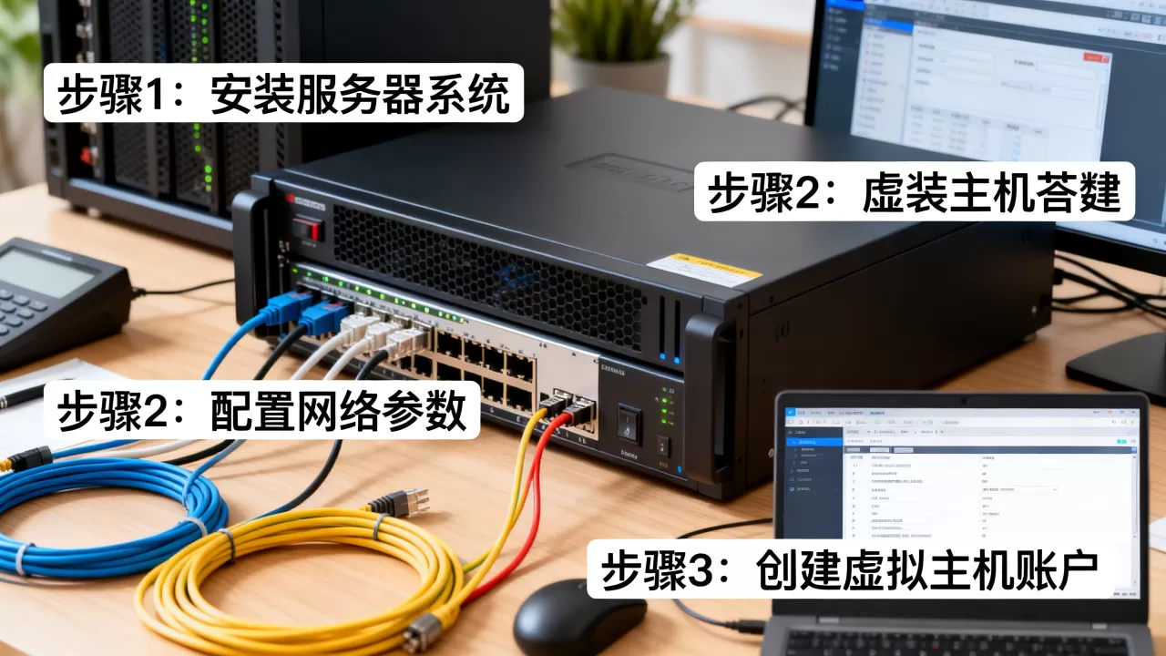 服务器怎么搭建虚拟主机,具体操作步骤有哪些? 服务器怎么搭建虚拟主机,具体操作步骤有哪些?