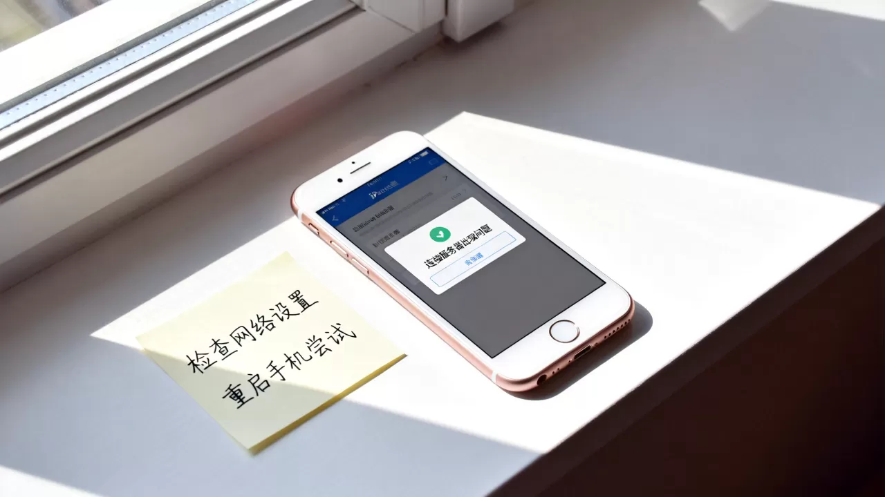 苹果6s连接服务器出现问题怎么回事？，怎么解决？