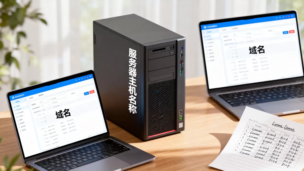 服务器主机名称到底是不是域名，有什么区别