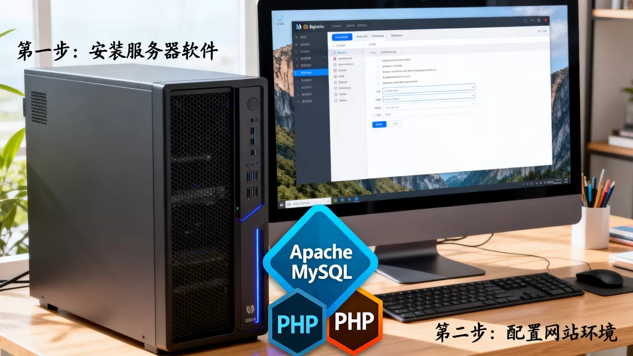 服务器搭建网站教程如何操作，需要什么软件