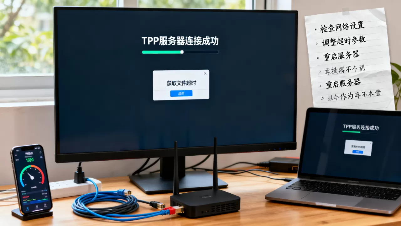FTP服务器连接成功获取文件超时怎么回事？，如何解决？