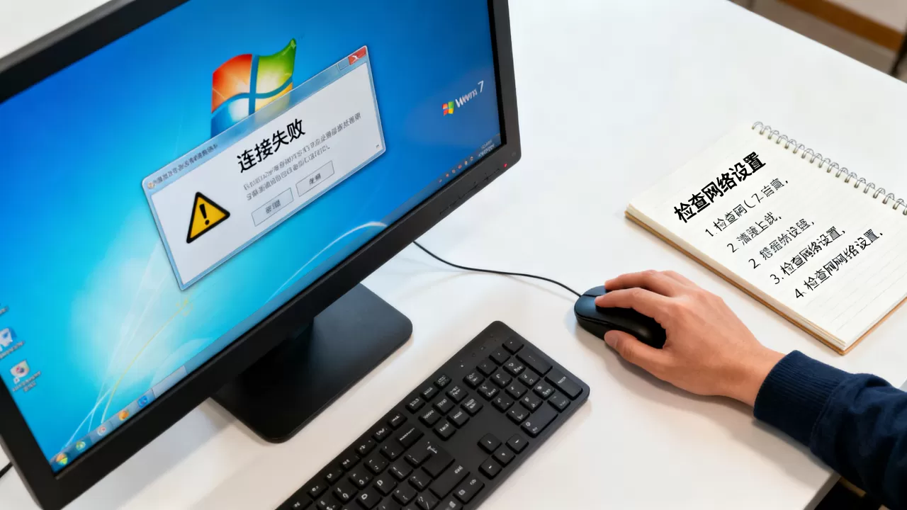 Win7系统下设置数据连接到服务器失败怎么办,如何解决? Win7系统下设置数据连接到服务器失败怎么办,如何解决?