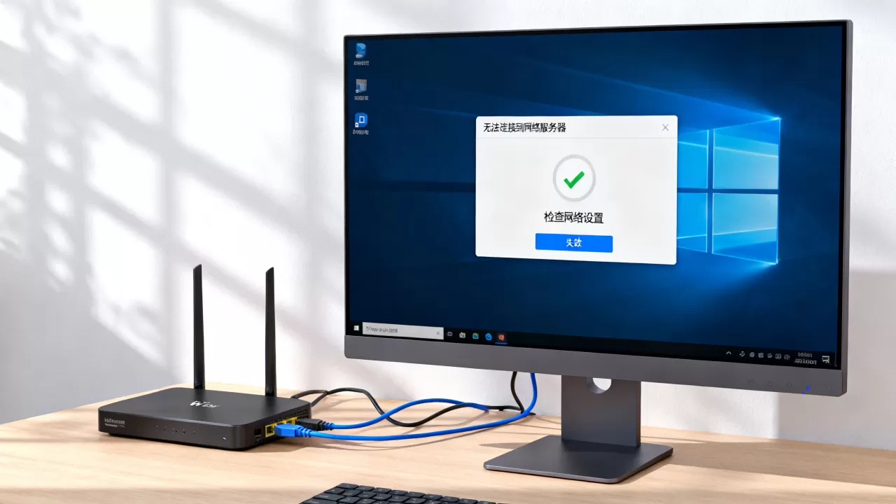 win10连接网络服务器失败如何解决,是什么原因 win10连接网络服务器失败如何解决,是什么原因