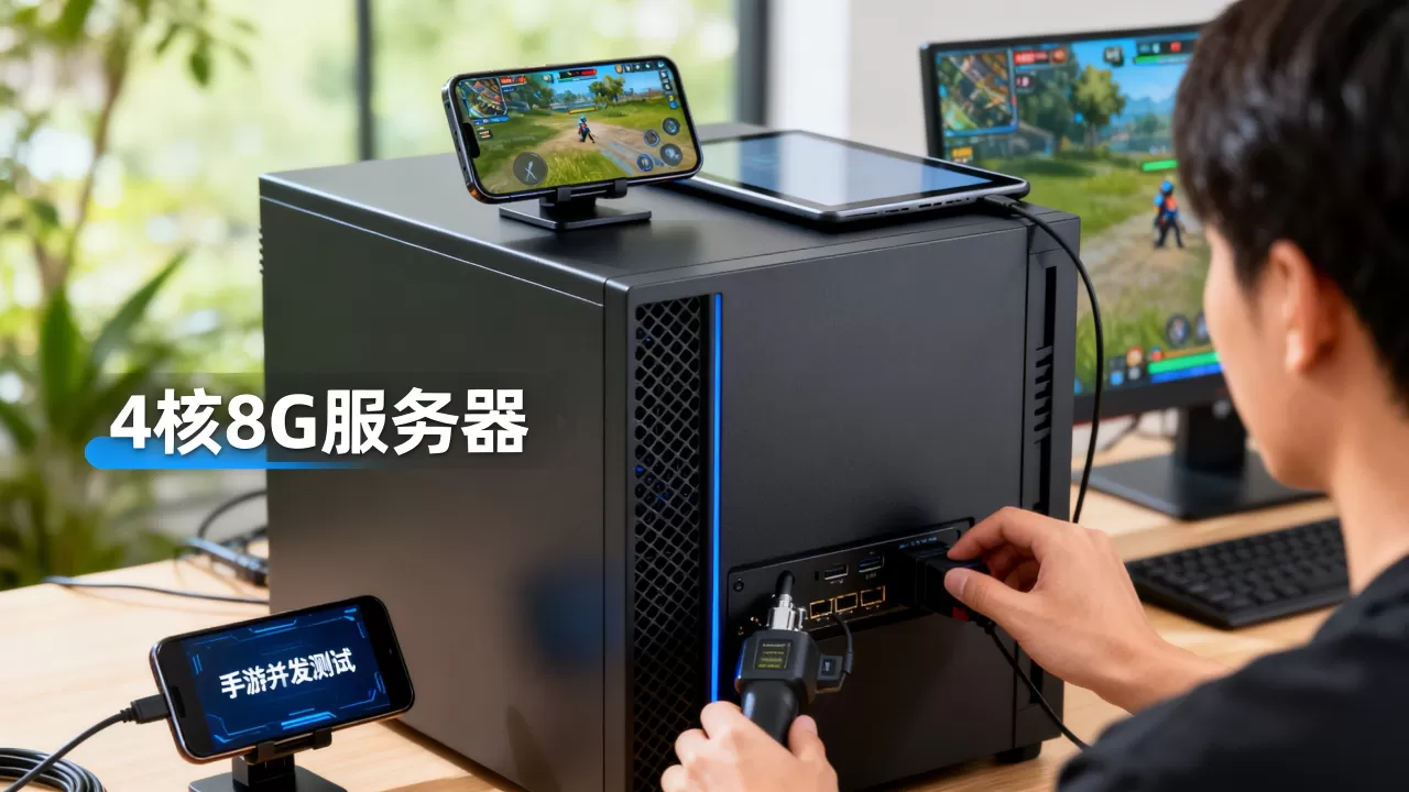 4核8G服务器做手游能带多少人？，够用吗？