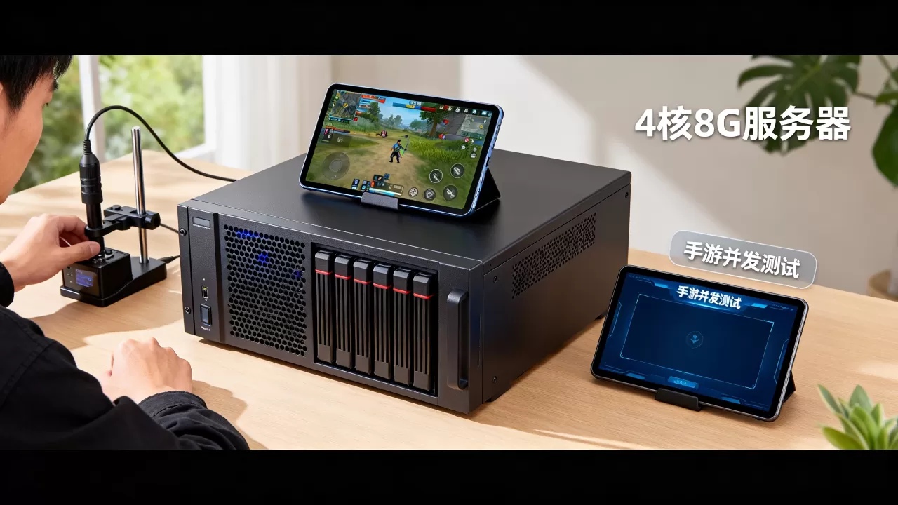 4核8G服务器做手游能带多少人？，够用吗？