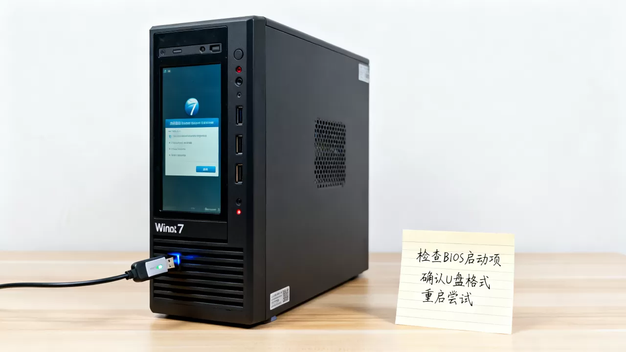 win7服务器电脑设置u盘启动不了怎么办，什么原因？