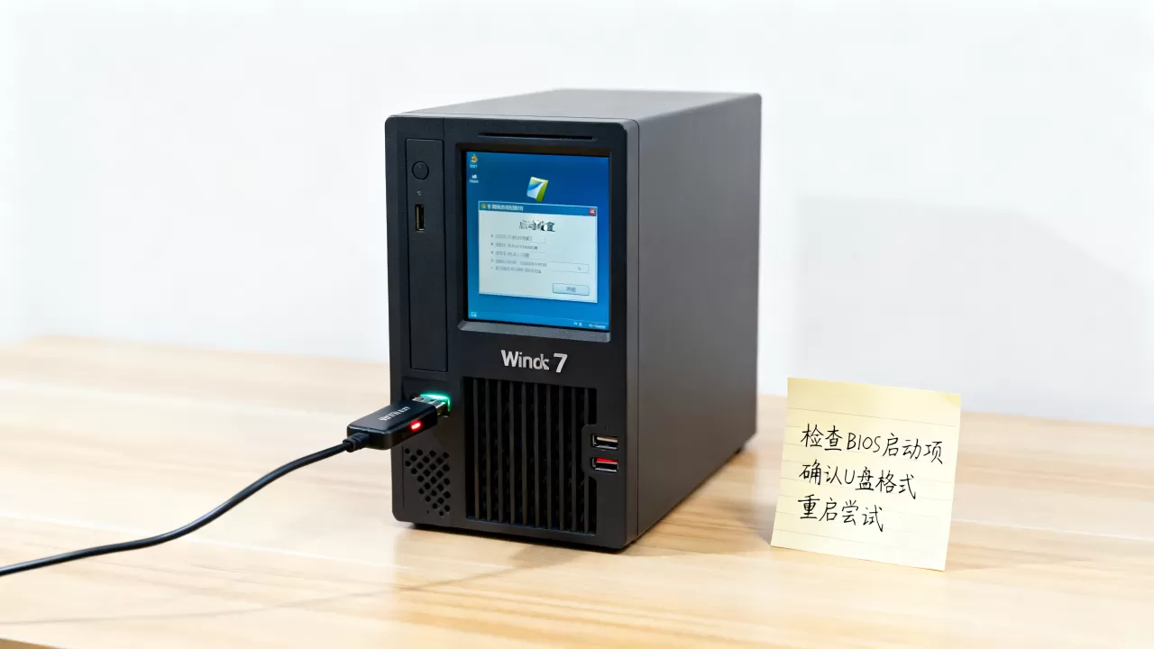 win7服务器电脑设置u盘启动不了怎么办，什么原因？