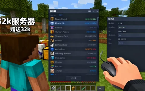 我的世界哪些服务器赠送32k？，哪里找32k服务器？