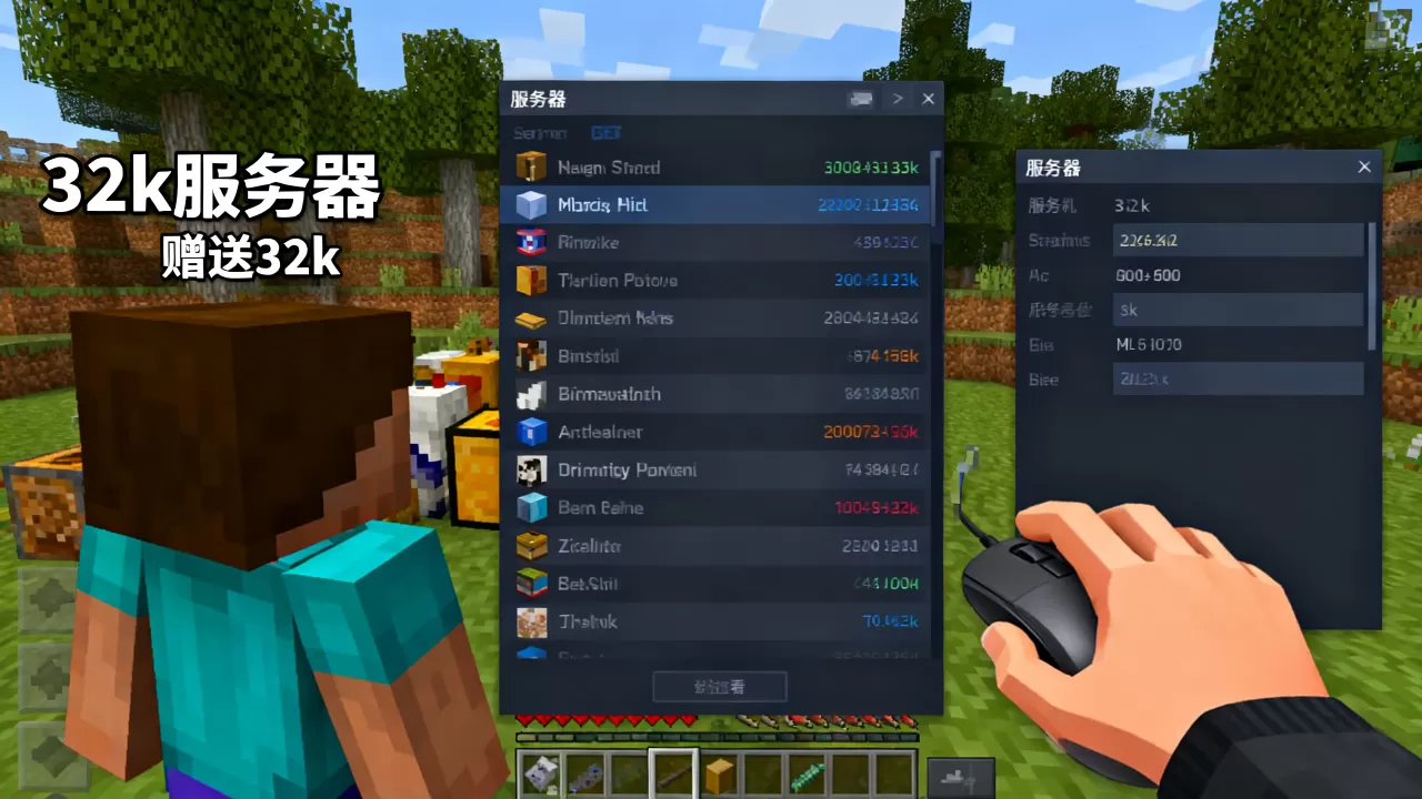 我的世界哪些服务器赠送32k?,哪里找32k服务器? 我的世界哪些服务器赠送32k?,哪里找32k服务器?