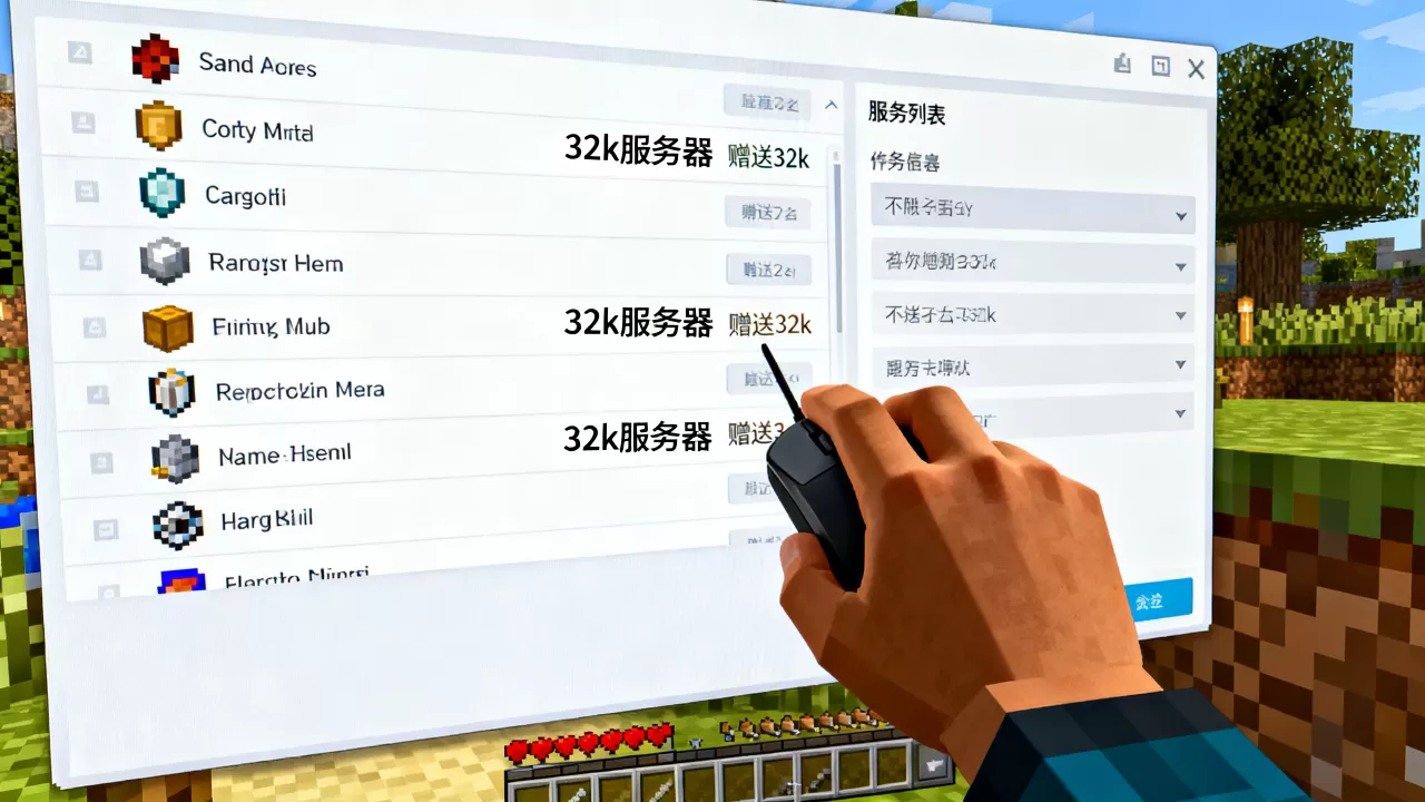 我的世界哪些服务器赠送32k?,哪里找32k服务器? 我的世界哪些服务器赠送32k?,哪里找32k服务器?